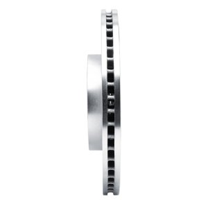 Mazda 3 Brake Rotor (1) - Front Right - R1 Concepts - Drilled & Slotted - Silver - `19-`25